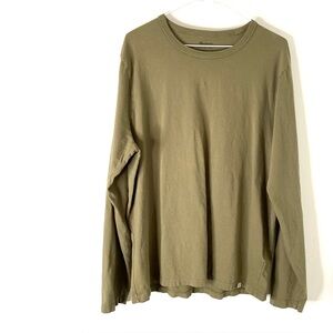 Madewell Garment-Dyed Allday Crewneck Tee Olive Sage Green